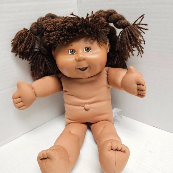 CPK Cabbage Patch Kids African American Brown Eyes Braids 2004 2005 Doll Signed - Picture 3 of 16